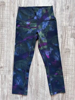 Lululemon Wunder Under Hi-Rise Tight Full-On Luxtreme 21” Aura Dark Chrome Multi